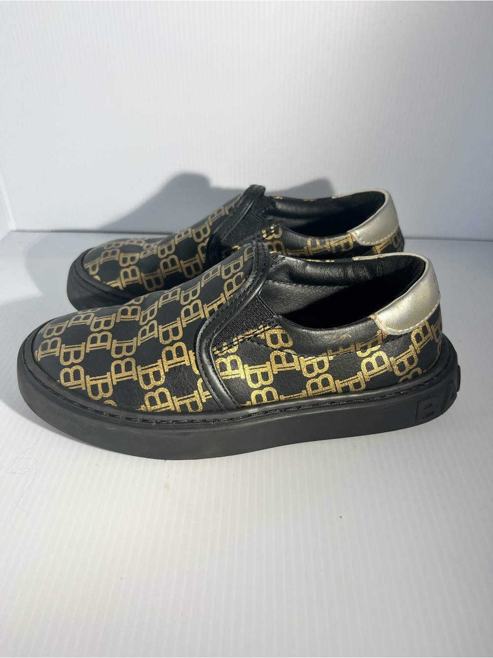 Balmain Monogram Slip-On Sneakers